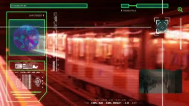 Metro İstasyonu - High Tech - Security Scan - insanlar yürürken, insanlar - alışveriş merkezi - kırmızı - Hd