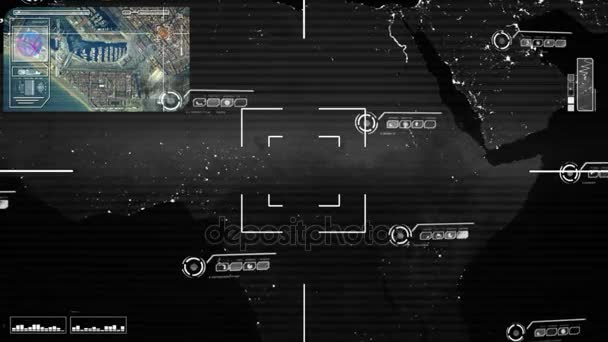  Afrique - Nuit - Carte - High Tech - Numérisation - Gris 