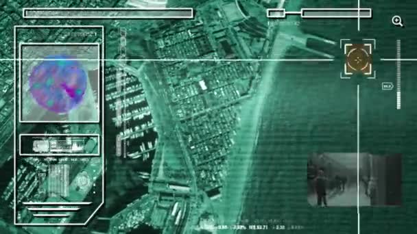 Plage - Haute Technologie - Vue sur les drones - Satellite - Vert - HD 