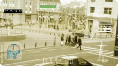  ışık sokak - arabirim - dijital tarama - sarı - Hd durdurmak