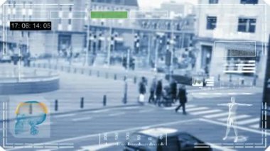 ışık sokak - arabirim - dijital tarama - mavi durdurmak