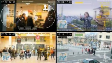 Sokak - güvenlik kamerası - gözetleme - zaman aralıklı çekim - renk