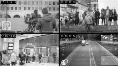  Kentsel - güvenlik kamera - gözetleme - zaman aralıklı çekim - gri