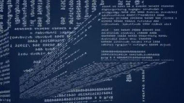 Kodda - gelişmiş bir arabirim - dikey - yatay - çizgileri mavi