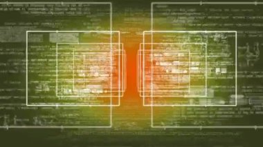 Veri - numaraları ekonomi - siber - Dijital Zoom - sarı