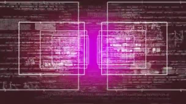 Données - Economie - Cyberespace - Numéros numériques Zoom - rose 