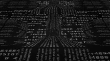 黑白股票行情滚动 倾斜角度1 — 图库视频影像 © corporateidentity #182781414