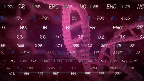 Bourse - ADN - Côté supérieur - violet 