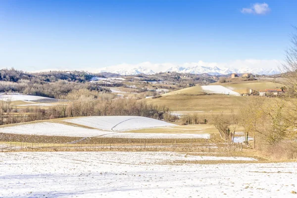 Paisaje Rural Panorama Las Colinas Turín — Foto de Stock