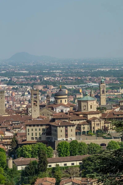 Panorama Bérgamo Primavera — Foto de Stock