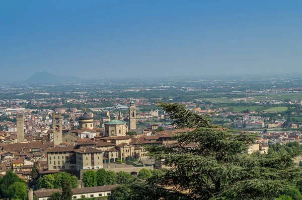 Panorama Bérgamo Primavera — Foto de Stock