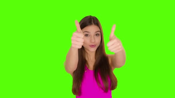 Imágenes de Chromakey Mantenga el gran trabajo — Vídeo de stock