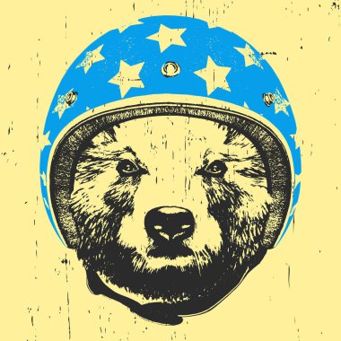 Porsuk, Vintage kask ile. 