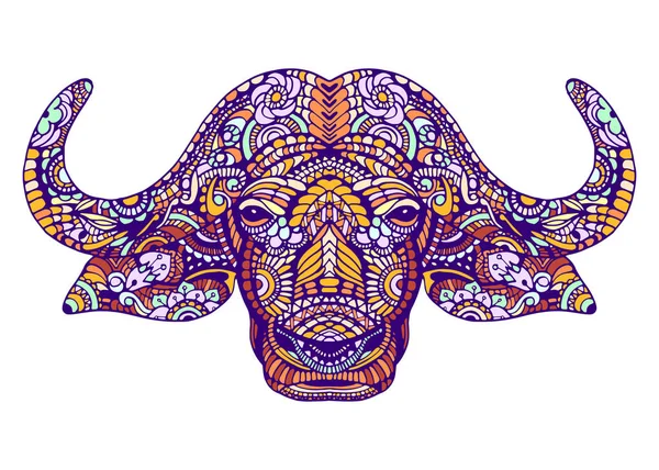 Elle çizilmiş bufalo