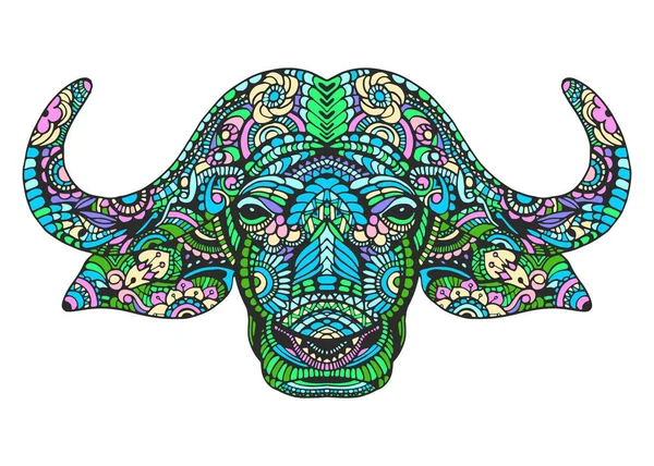 Elle çizilmiş bufalo