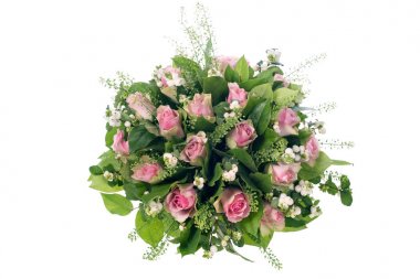 Güzel bir buket çiçek.