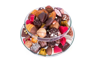 bir cam kapta şeker