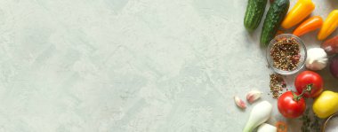 Organik gıda arka plan. Sebze masada