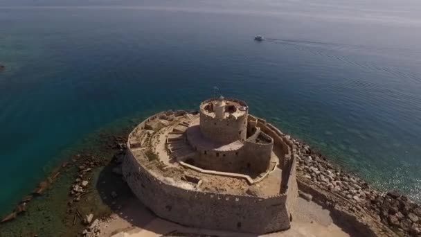 Vue de la baie à l'extérieur. Grèce . — Video