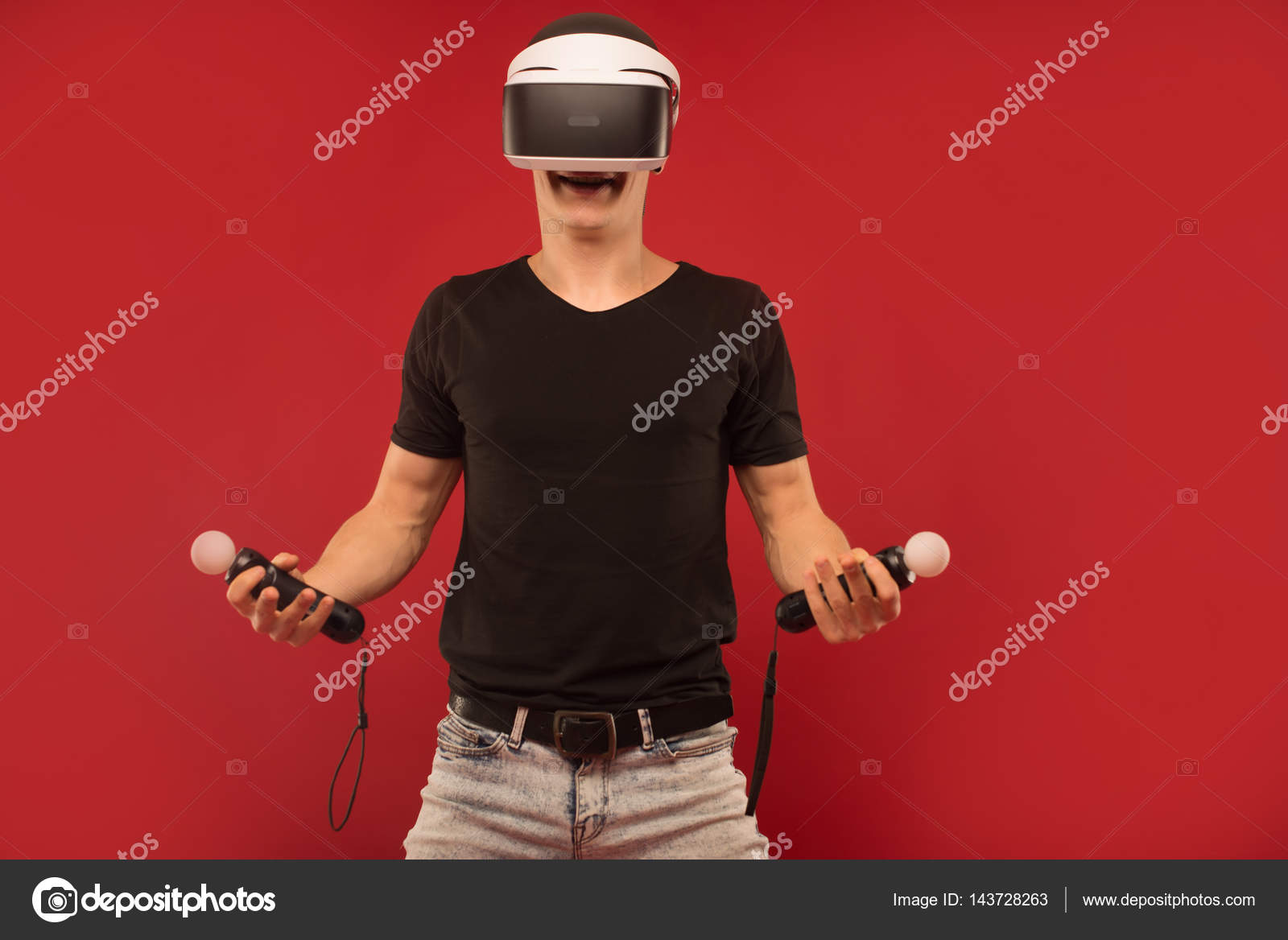 Athlete 3d glasses Stock Photo by ©rusvideo 143728263