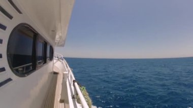 Deniz Slowmotion yelken yat tarafındaki Görünüm