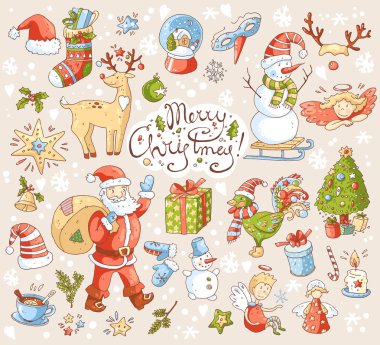 Yeni yıl ve Noel nesneler