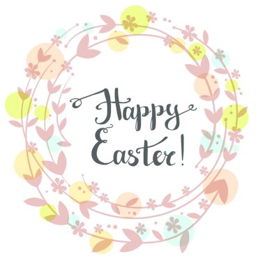 Mutlu Paskalya tebrik kartları. 