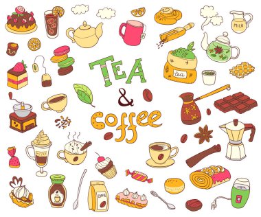 doodle çay ve kahve koleksiyonu