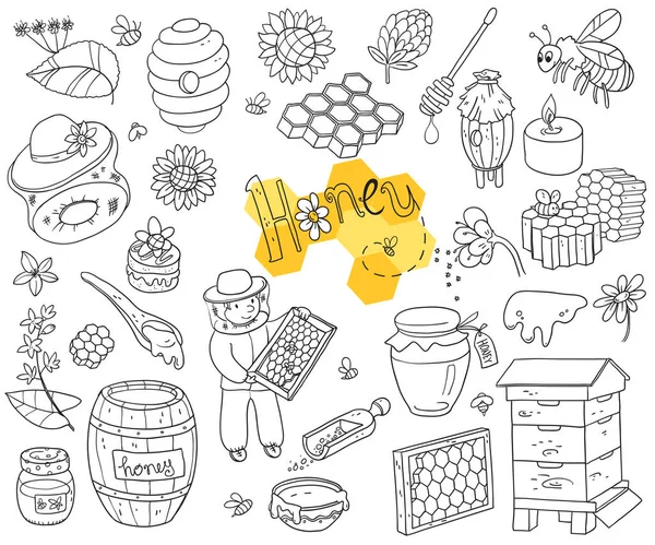 Tatlım öğe doodle illüstrasyon