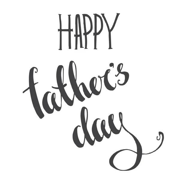 Happy fathers day greeting card — Stock Vector
