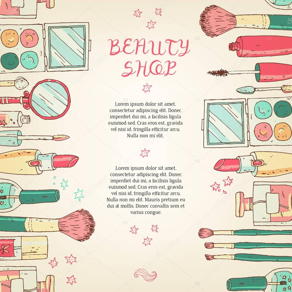 beauty cosmetics shop banner