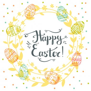 Mutlu Paskalya tebrik kartları.
