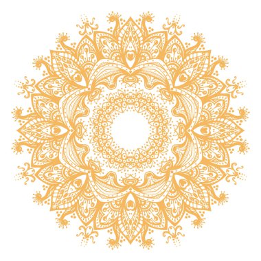 geometri etnik Hint dekor öğesi