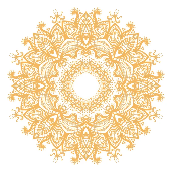 Géométrie ethnique indien élément de décoration — Image vectorielle