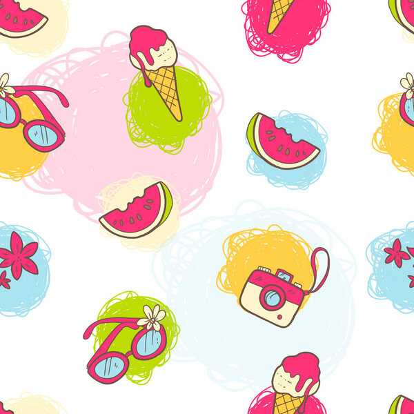 seamless summer pattern