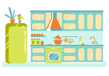 Mutfağın içi çok sıcak.