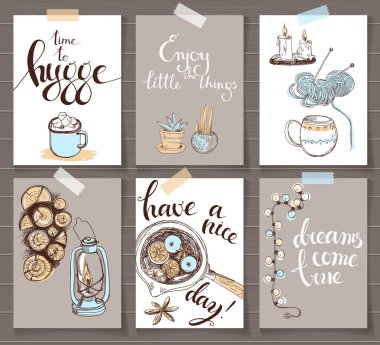 Rahat hygge öğeleri