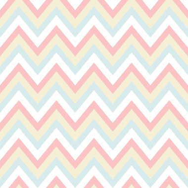 pastel renkler, vektör, illüstrasyon zikzak şeritli çizgili soyut seamless modeli