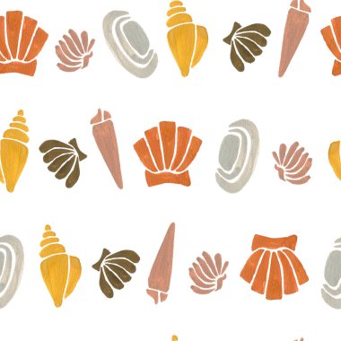 Basit minimalizm pürüzsüz desenli gouache pastel kabuklu, modern yaratıcı tarzlı.