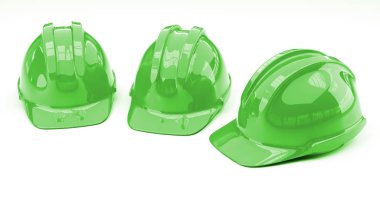 kopya alanı sol si üzerinde beyaz arka plan üzerinde koruyucu kask