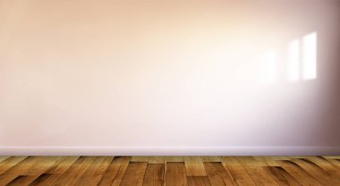 kayıp madeni eşya 3d resimde boş duvar