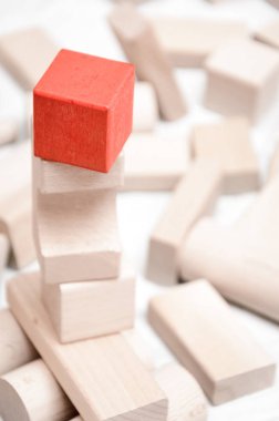 Doğal ahşap eğitim blokları