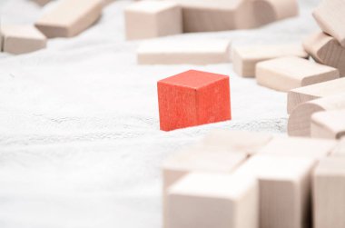 Doğal ahşap eğitim blokları