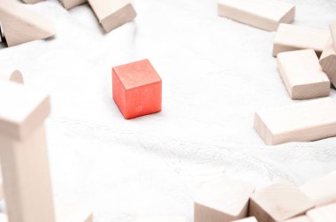 Doğal ahşap eğitim blokları