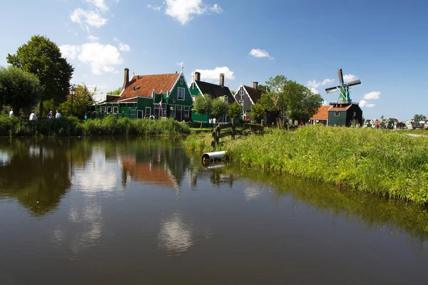Nyugaton a holland táj. — Stock Fotó