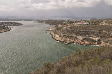 Küba'da bir alan üzerinden bir görünüm.