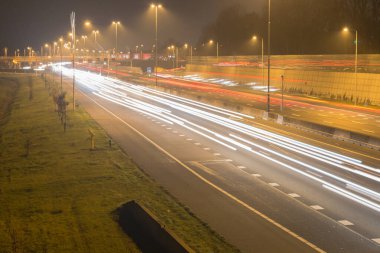 Akşamları A12 otoyolu..