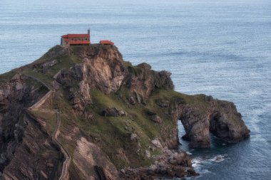 Gaztelugatxe Adası. Biskay, Bask Bölgesi (İspanya)
