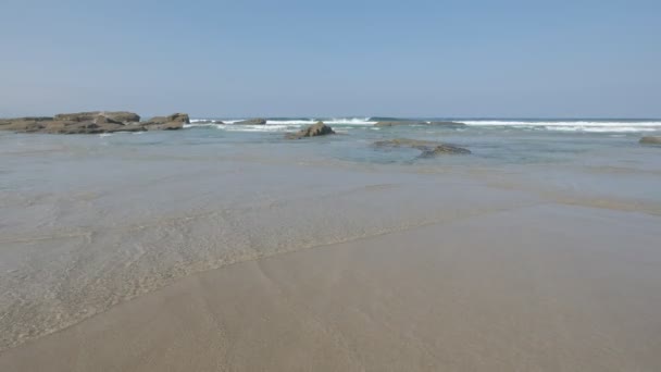 Ondas Mar Praia — Vídeo de Stock