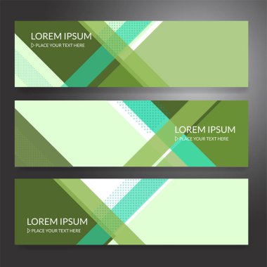 Ufuk soyut renkli afiş arka plan kopya alanı ile kümesi